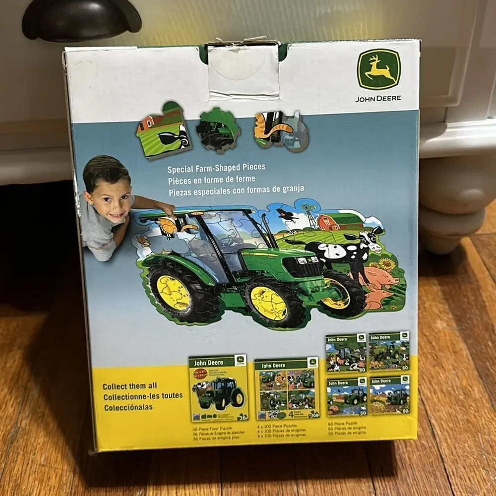 John Deere Kids “Friends on the Farm” Shaped Floor Puzzle, 36 Pieces
